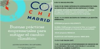 La ciudad de Cartagena acoge una jornada que dará a conocer buenas prácticas empresariales para mitigar el cambio climático