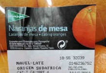 El Corte Inglés vende en sus tiendas naranjas provenientes de Sudáfrica mientras en España los agricultores se ven obligados a abandonar los campos por baja rentabilidad