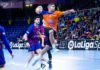 El Balonmano Benidorm logra endosarle 25 goles al F.C.Barcelona en el Palau Blaugrana