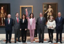 La Reina Doña Letizia visitó la exposición sobre las mujeres en la Casa de los Austrias en los siglos XVI y XVII