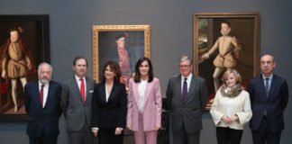 La Reina Doña Letizia visitó la exposición sobre las mujeres en la Casa de los Austrias en los siglos XVI y XVII