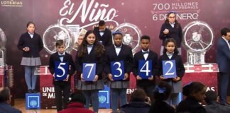 El 57342, Gordo de la Lotería del Niño