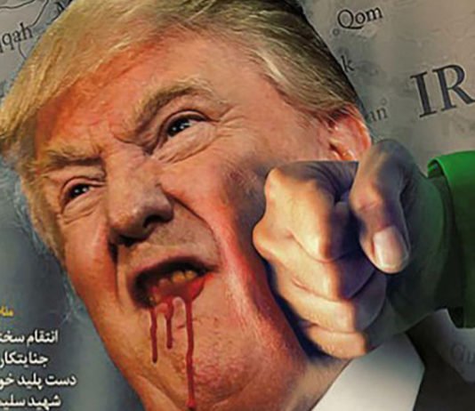 Irán “hackea” una web de EEUU y publica una foto de Trump ensangrentado