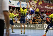 El Balonmano Benidorm disputa hoy martes partido de Liga Asobal frente al Bidasoa Irún