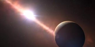 Un planeta del tamaño de Júpiter orbita su estrella peligrosamente cada 18 horas