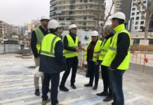 Ciudadanos alerta en Benidorm que la Avenida del Mediterráneo tendrá un pavimento «que no es para pasear»