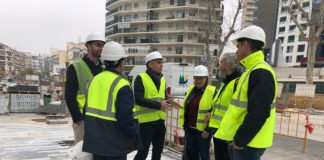 Ciudadanos alerta en Benidorm que la Avenida del Mediterráneo tendrá un pavimento «que no es para pasear»