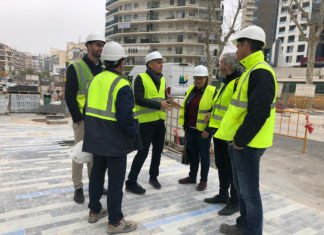 Ciudadanos alerta en Benidorm que la Avenida del Mediterráneo tendrá un pavimento «que no es para pasear»