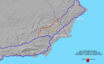 El Gobierno regional de Murcia solicita la construcción de un corredor interior que abra una nueva ruta con Andalucía