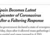 The New York Times publica que España ha sido el país europeo que más tarde ha actuado contra el coronavirus