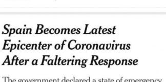 The New York Times publica que España ha sido el país europeo que más tarde ha actuado contra el coronavirus
