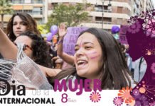 Manifestaciones feministas del 8 de marzo (Horarios)