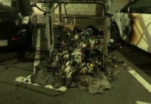 La Policía Nacional detiene a una persona por quemar cuatro contenedores en Alicante