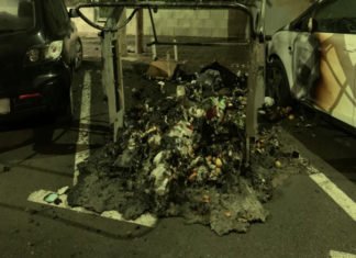 La Policía Nacional detiene a una persona por quemar cuatro contenedores en Alicante