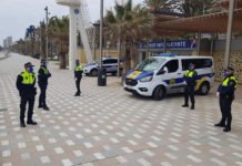 Se duplican en Alicante las sanciones por incumplimiento de confinamiento por el Estado de Alerta
