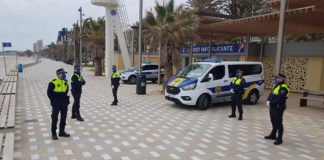Se duplican en Alicante las sanciones por incumplimiento de confinamiento por el Estado de Alerta