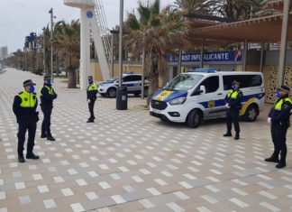 Se duplican en Alicante las sanciones por incumplimiento de confinamiento por el Estado de Alerta