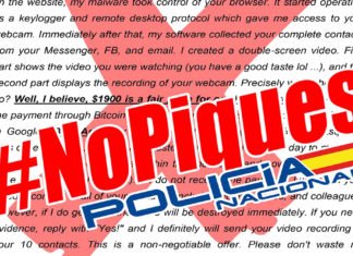 La Policía Nacional alerta de una campaña masiva de intentos de ciberestafa mediante sextorsión