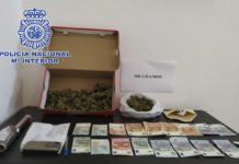 La Policía Nacional detiene en Denia a una persona a la que sorprendieron vendiendo droga