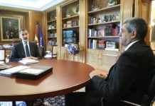 El Rey de España recibe en audiencia al secretario general de la Organización Mundial del Turismo