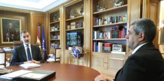 El Rey de España recibe en audiencia al secretario general de la Organización Mundial del Turismo