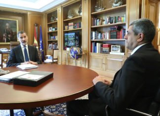 El Rey de España recibe en audiencia al secretario general de la Organización Mundial del Turismo