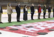 Díaz Ayuso clausura el Palacio de Hielo de Majadahonda en Madrid, usado para recibir fallecidos del COVID-19