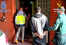 La Policía Nacional y la Guardia Civil detienen a tres atracadores que asaltaron una gasolinera, una farmacia y un bar a punta de pistola