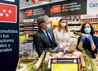 Díaz Ayuso anuncia una campaña para promover el consumo de alimentos de Madrid en apoyo al sector
