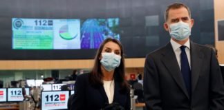 Los Reyes de España siguen en contacto con hospitales de todas las regiones para interesarse por la evolución de la pandemia, hoy Castilla-León