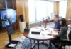 Los Reyes de España han mantenido hoy una videoconferencia con representantes de la musica de nuestro país
