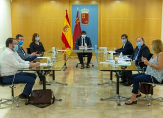 Murcia teme el regreso de la epidemia de coronavirus pues «si regresa, nos hunde» según su presidente López Miras