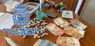 La Policía Nacional desarticula en Benidorm una nueva organización criminal dedicada al tráfico de drogas