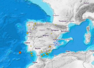 Terremoto en el norte de la provincia de Alicante esta mañana a las 09.44 horas