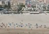 Un dron vigila las playas de Alicante para garantizar las medidas de seguridad