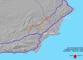 Murcia solicita que el Corredor Interior con Andalucía se integre en el Corredor Mediterráneo Europeo