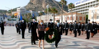 158 Policías Nacionales de la XXXIV promoción de Escala Básica juraron su cargo en la ciudad de Alicante