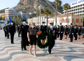 158 Policías Nacionales de la XXXIV promoción de Escala Básica juraron su cargo en la ciudad de Alicante