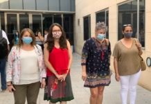La vicepresidenta del Consell, Mónica Oltra, se ha comprometido en Alicante a beneficiar a colectivos vulnerables tras el paso de la pandemia