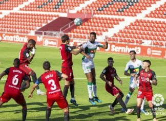 El Elche pierde en el estadio de Anduva y podría quedar fuera del play off de ascenso al finalizar la jornada
