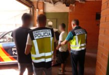 La Policía Nacional detiene en Elche a un grupo criminal especializado en atracos con arma de fuego