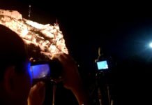 Luces en el cielo Alicantino