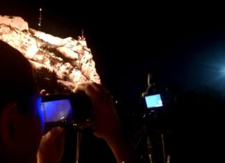 Luces en el cielo Alicantino