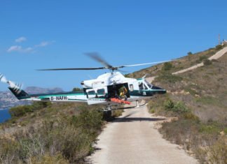 Emergencias de la Generalitat Valenciana coordina 74 rescates con helicóptero el primer semestre de 2020