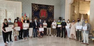 El Ayuntamiento de Alicante entrega 10.400 euros a nueve asociaciones sin ánimo de lucro