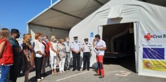 Alicante ya ha acogido en el Hospital de Campaña a 97 personas llegadas en patera contagiadas por covid-19