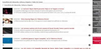 La web de la Generalitat Valenciana no informa sobre el inicio del curso escolar desde el 7 de agosto