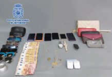La Policía Nacional detiene a un grupo criminal presuntamente dedicado a robar al descuido por toda la provincia de Alicante