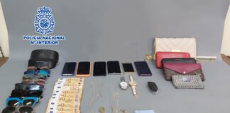 La Policía Nacional detiene a un grupo criminal presuntamente dedicado a robar al descuido por toda la provincia de Alicante