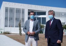 El presidente de Andalucía anuncia que el nuevo Hospital de Estepona abrirá sus primeras consultas en menos de seis meses